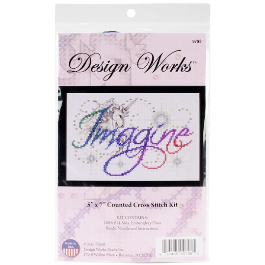 Design Works&#x2122; Imagine Counted Cross Stitch Kit